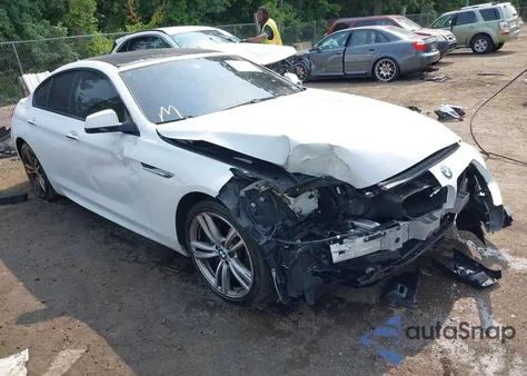 2014 BMW 650I Gran Coupe xDrive from USA, damaged, VIN WBA6B4C57ED371303